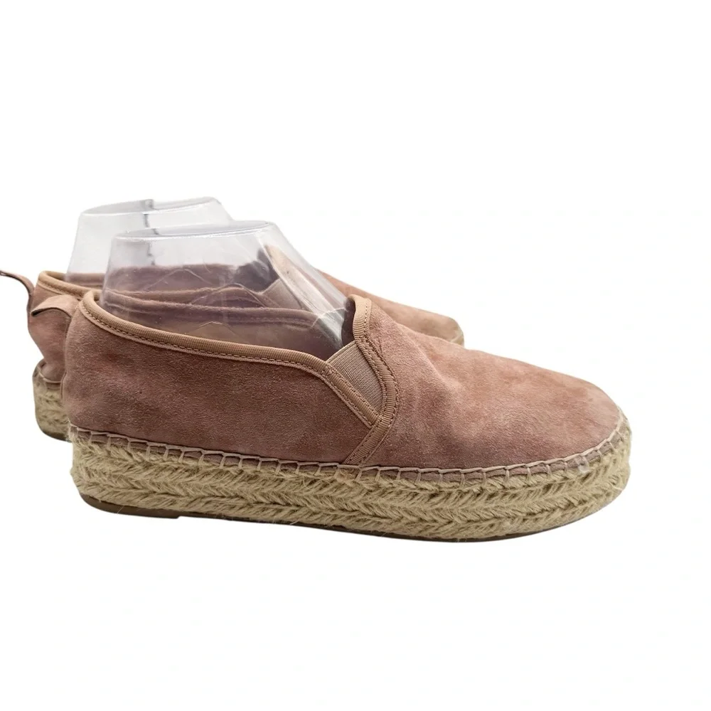 Sam‎ Edelman Carrin Suede Platform Espadrille Flats size 9